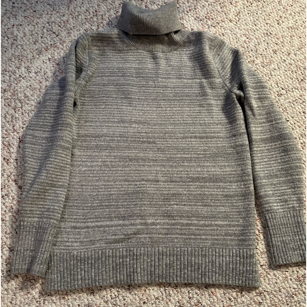 J Crew Mercantile - Grey turtle neck sweater.